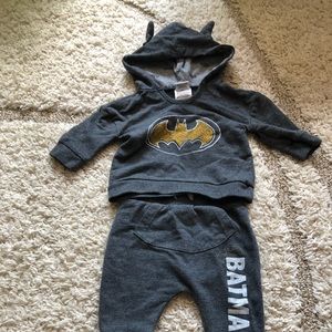 Baby boy Batman matching set